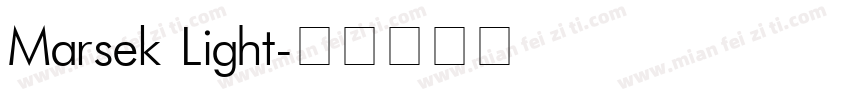 Marsek Light字体转换